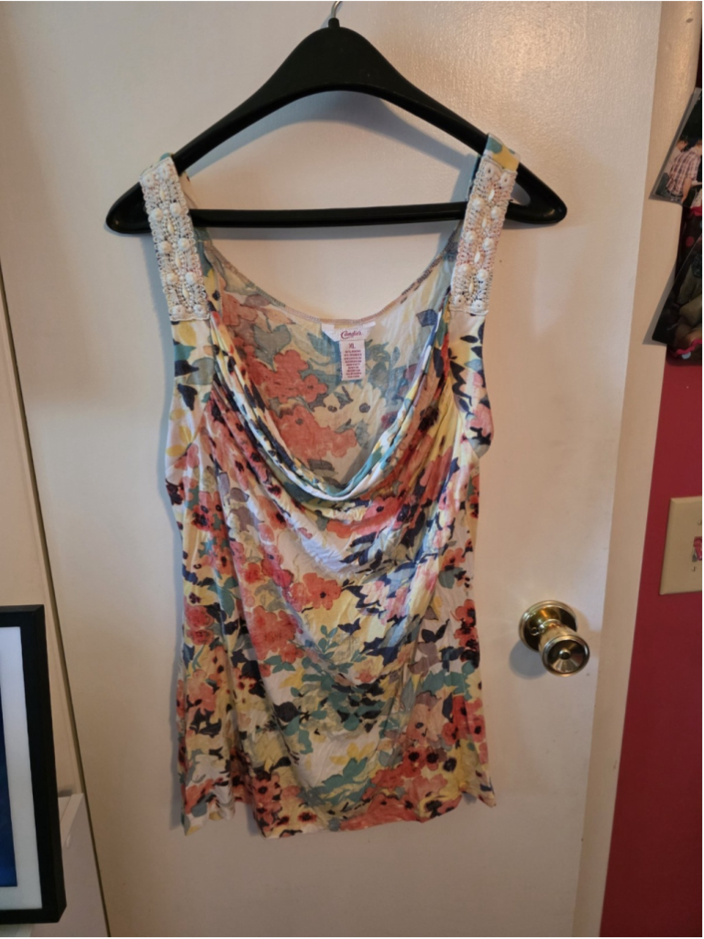 Y2k Beaded Tank Top Size XL Fairycore Romantic Y2K Candie's